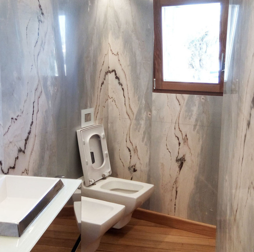 TC Marmi SRLS - Stone Decor Europe S.L - marble bookmatch walls Palissandro Blue